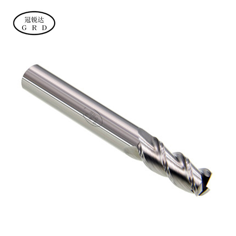 1pcs hrc50 3 flute aluminium end mill 1mm~20mm 4mm 6mm 8mm 10mm 12mm 50L~100L metall milling  machine cnc milling cutters 1.5mm