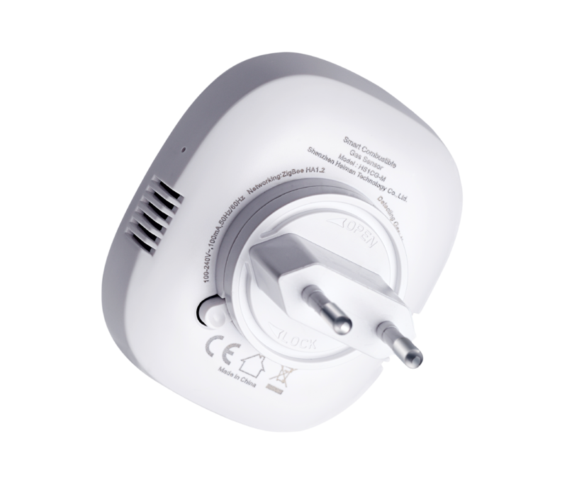 Sensor de fugas de Gas Combustible Zigbee3.0 para uso en la cocina, CH4 GLP Natural, funciona con Ziptao ,Zigbee2MQTT y asistente de hogar