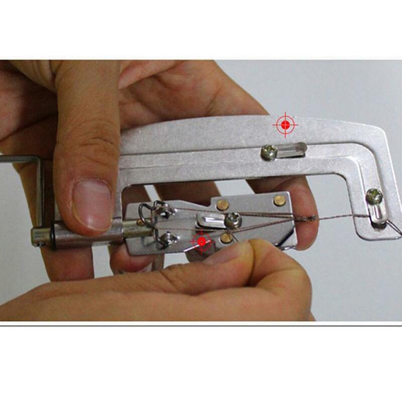 40%HOTPortable Hook Layer Metal Semi-Automatic Hook Line Arranging Machine for Lure Fishing Tie Device Fish Hook Line Knotter
