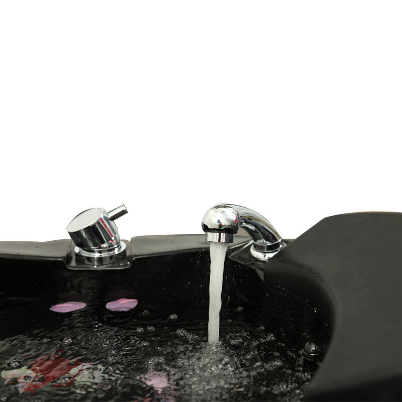 Vendita calda foot spa lavandino portatile per pedicure con getti foot spa massage lavello per pedicure bianco con ciotola per pedicure jet/porcellana