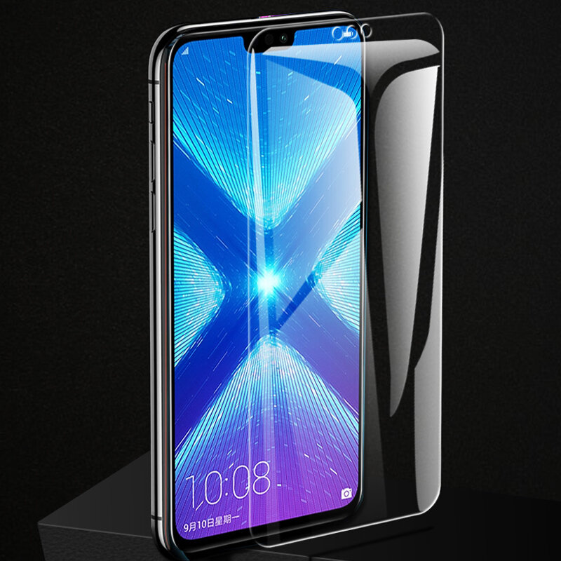 Kehormatan 8x Pelindung Kaca untuk Huawei 8 X Tempered Glas X8 Pelindung Layar Film untuk Kehormatan 7A Dua-L22 Kehormatan 7A pro AUM-AL29 Case