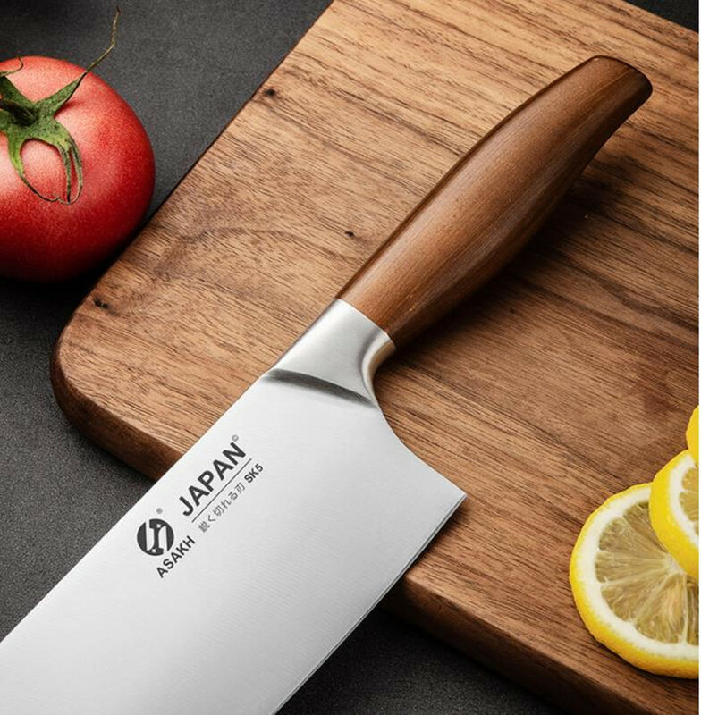 Cuchillos de cocina de acero inoxidable para el hogar, utensilio de cocina para cortar, afilado, para Chef