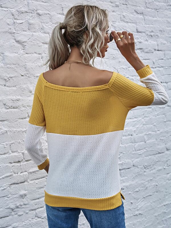 Primavera casual manga comprida outono camisola de malha feminina pulôver suéteres inverno fino amarelo pull malhas feminino topo
