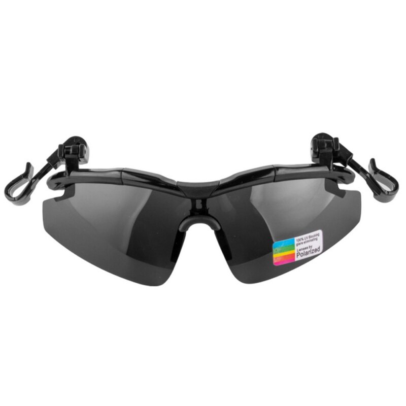 Outdoor Polarized Fishing Glasses Hat Visors Sport Clips Cap Clip On Sunglasses For Biking Hiking Golf Eyewear UV400 c
