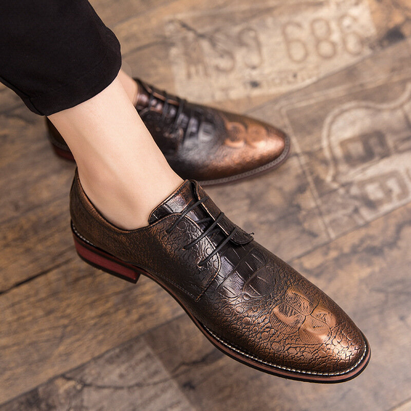 38 ~ 48 chaussures en cuir hommes confortable élégant Gentleman affaires oxford chaussures pour hommes # XF8691