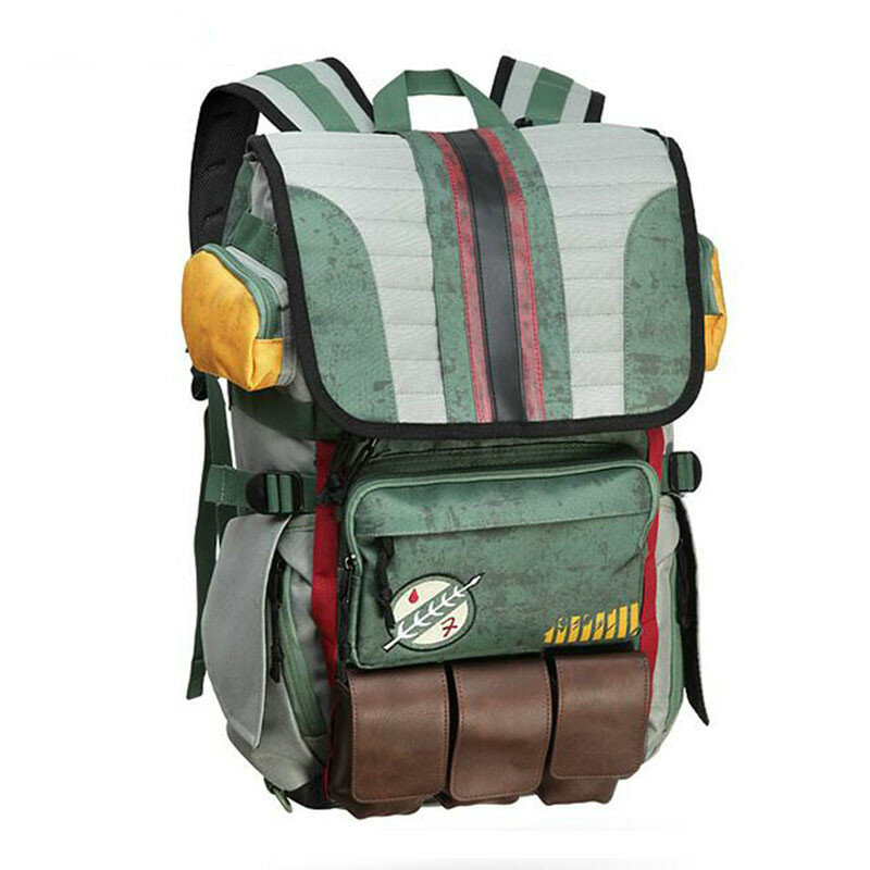 New Arrivals Zebella Star Wars Backpacks Yoda Boba Fett Laptop Backpack Men Vintage Travel Bags Games Movies Anime Male Bags NEW