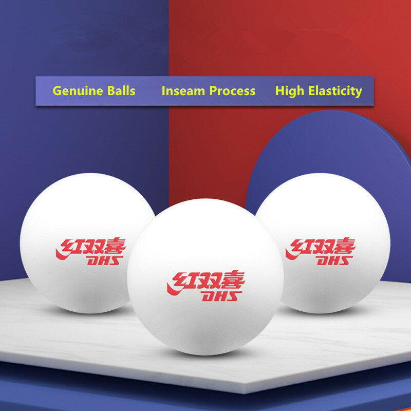 DHS Inseam Bola Tenis Meja Bahan 40 + ABS Permainan Dunia Pelatihan Kompetisi Bola Tenis Meja Bola Ping Pong