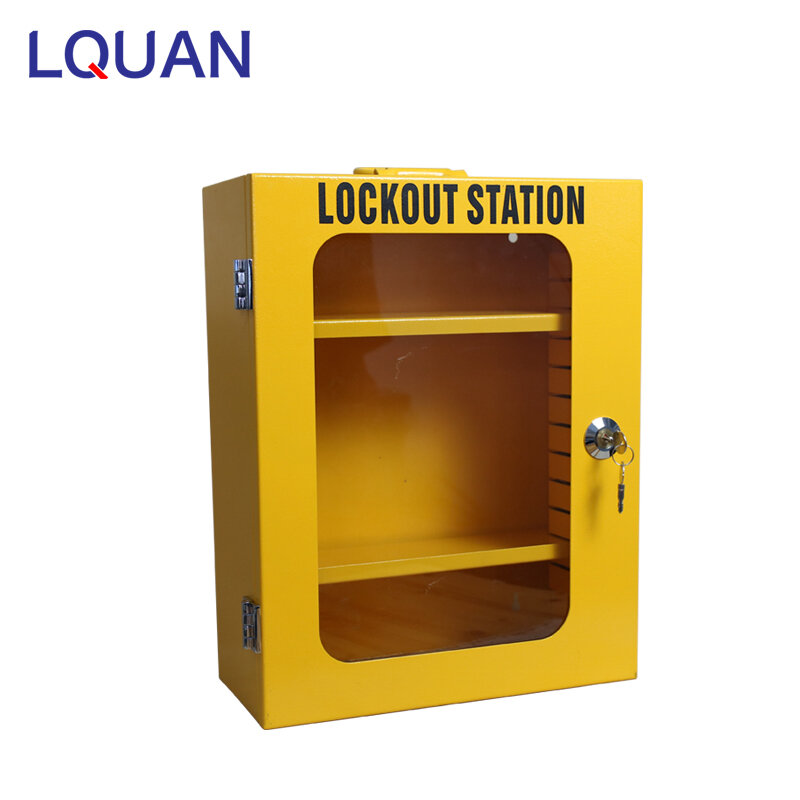 Stahl Management Lockout Tagout Station Box, Vorhängeschloss Box Metall Lockout Station LOTO Schrank