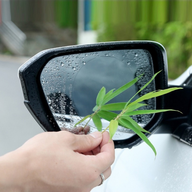 Película a prueba de lluvia para espejo retrovisor de coche, película protectora antiniebla, membrana impermeable, accesorios de pegatina para coche