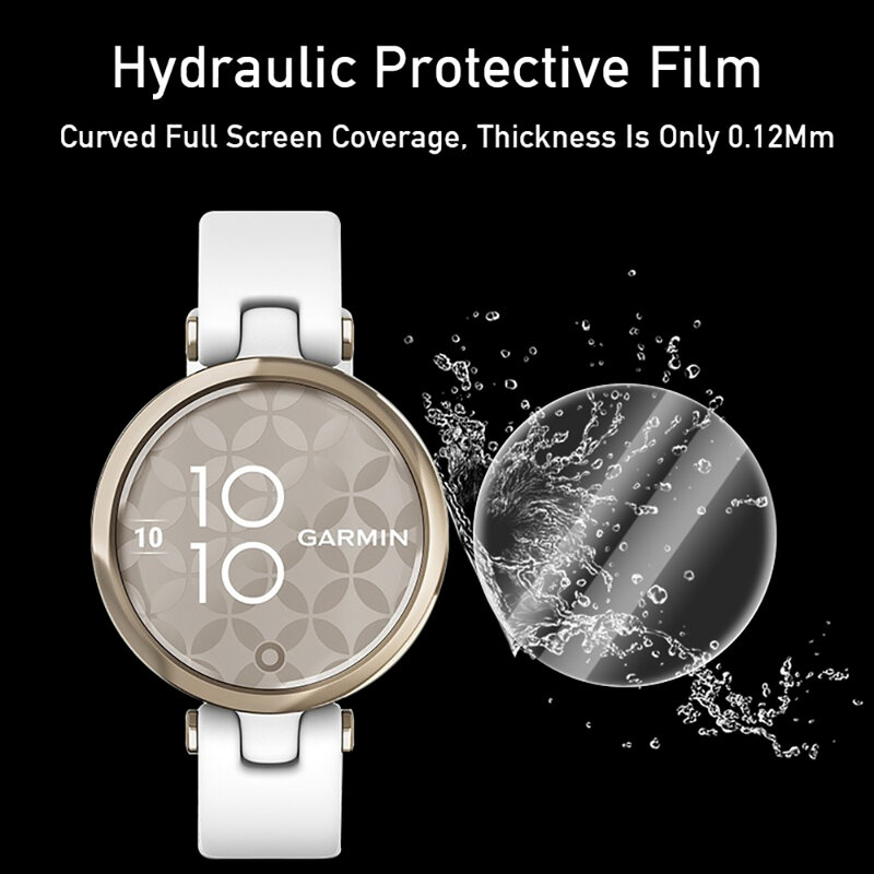 Protector de pantalla de reloj de cobertura completa para Garmin Lily, película protectora de hidrogel suave, no de vidrio, para Smartwatch deportivo de mujer