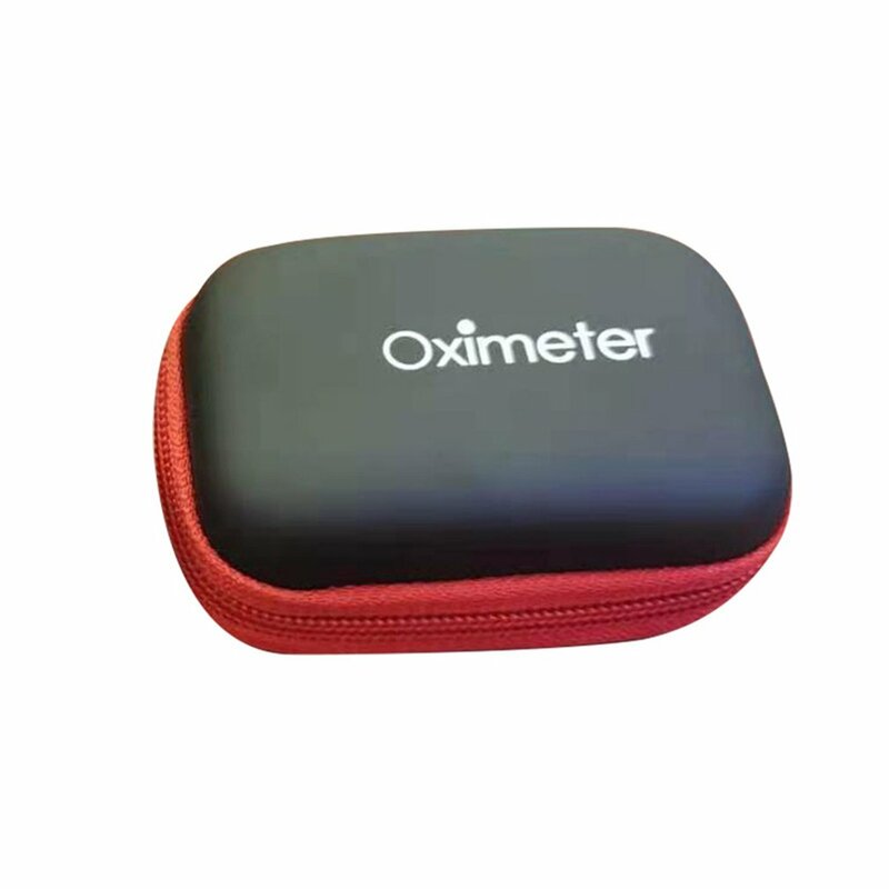 Vingertop pulse oximeter tas koffer oximeter opbergtas eva oximeter rits houder redelijke lay-out beschermende doos gereedschapstas