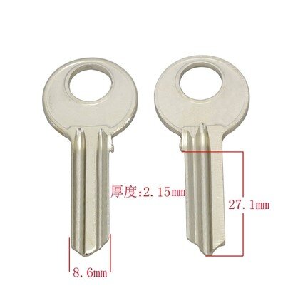 กุญแจ A079เปล่ากุญแจบ้านประตูทำจากทองเหลือง25ชิ้น/ล็อต