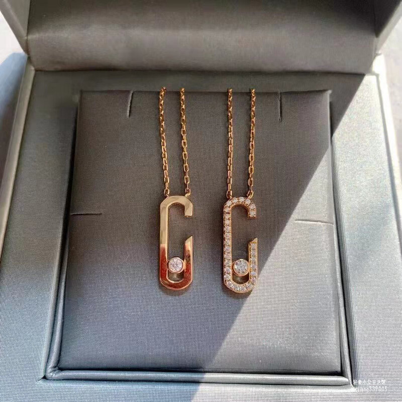 Европейское серебро 925 пробы ожерелье Messika кулон Notch Ювелирные изделия для женщин Горячая распродажа известного бренда Франции