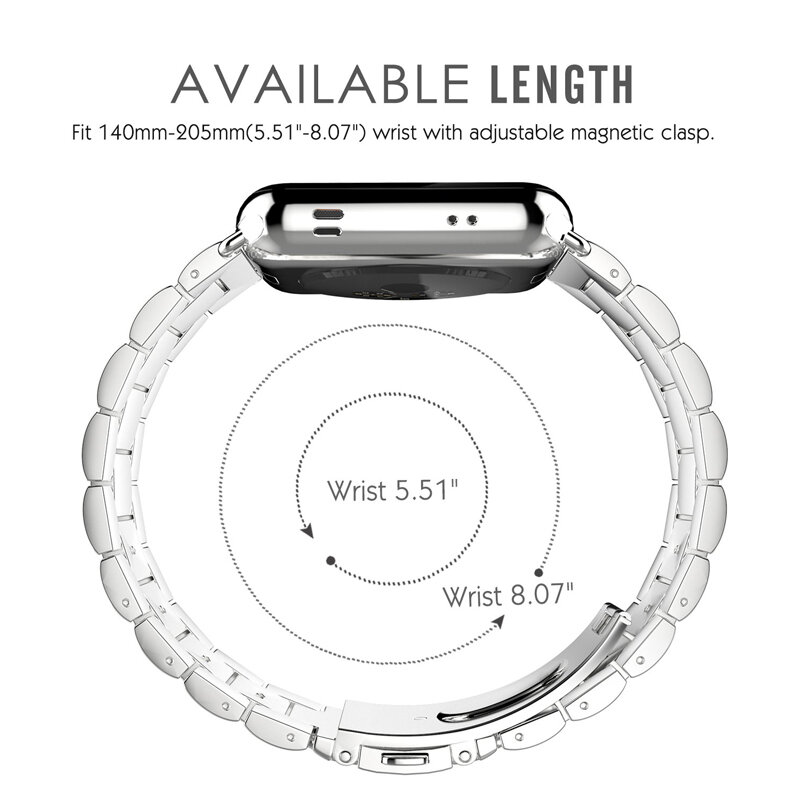 Link pulseira para apple assista se/6 5/4/3/2 banda 44mm 40mm 42mm 38mm iwatch cinto de aço inoxidável apple relógio pulso + ferramenta