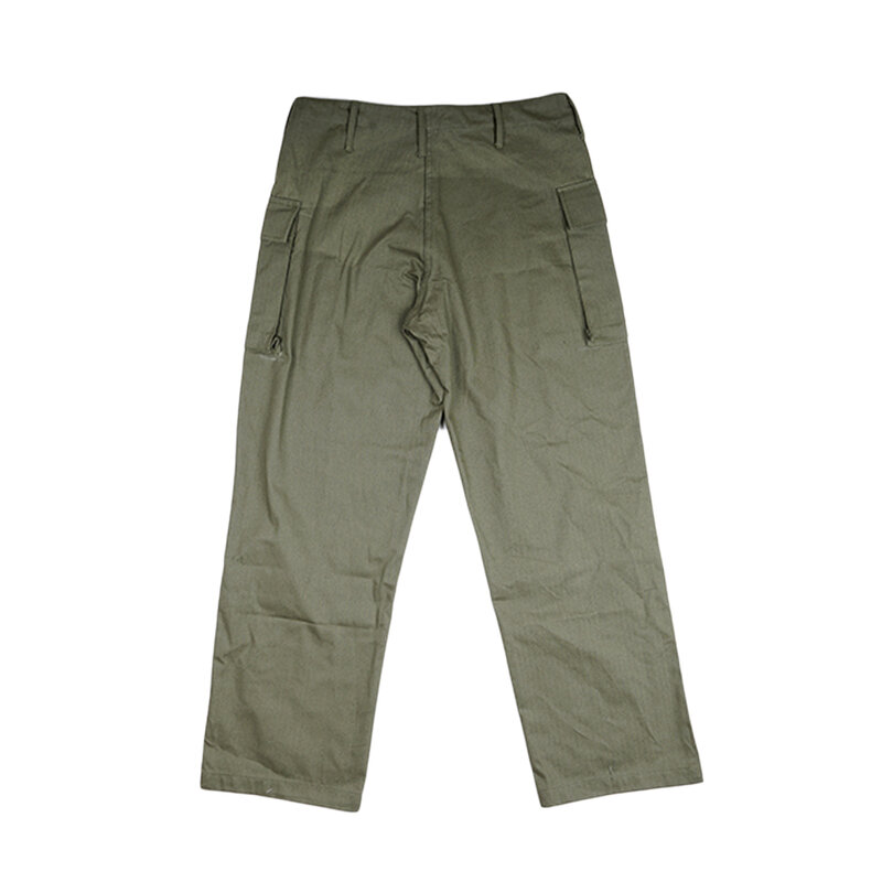 World War II U.S. Marine Corps HBTฝ้ายOverallsกางเกงกลางแจ้งกางเกงสีเขียว