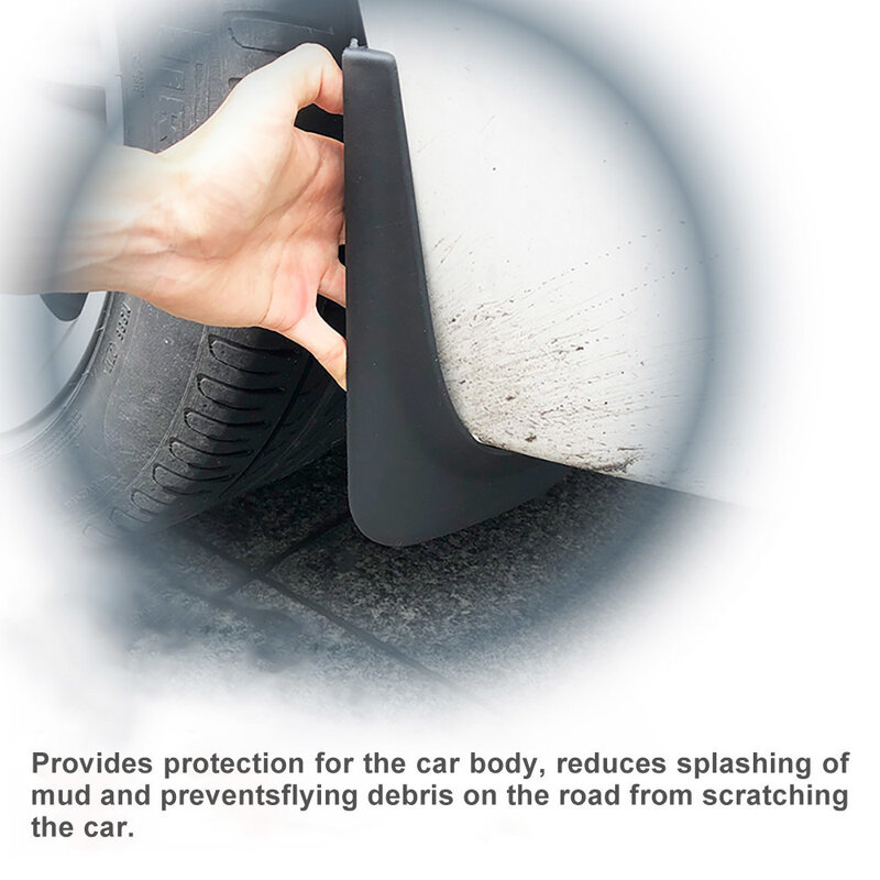 4pcs/set Universal Car Front Rear Mudflaps Mud Flaps Flap Splash Guards Mudguard For Most Vehicles Car Accessories