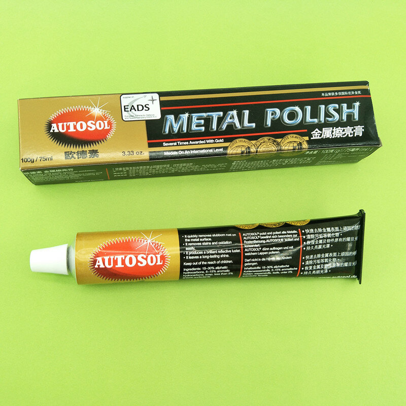 Autosol-金属研磨ペースト,100g,光沢剤,銅ワイプ,除染,研磨,酸化