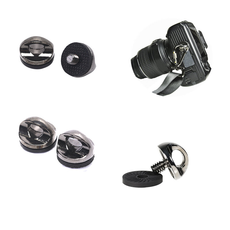 1/4" Screw Connecting Adapter SLR DSLR Camera Screw For Shoulder Sling Neck Strap Belt Camera Bag Case