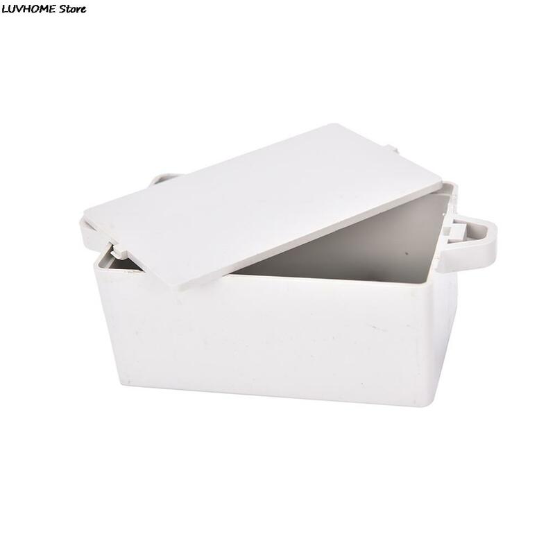 プラスチック製電子プロジェクトボックス,9サイズから選択,ABS素材,黒,白
