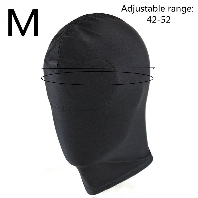 Exotic Fetish Accessories of Sexy Elasticity Full Face Eye Mask with Open Mouth for Men Women Sex Games Flirt Erotic Products