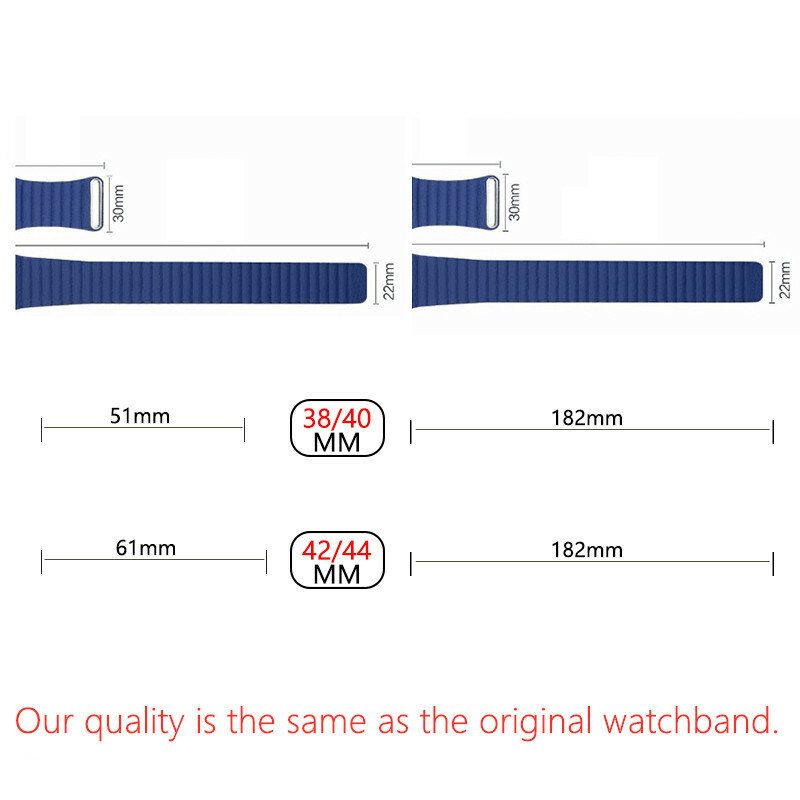 Band Für Apple Uhr Band Strap 42mm 38mm Iwatch 5 4 3 2 1 Mdnen Verschluss Schleife Echtes leder Link Armband Magnetische Schnalle