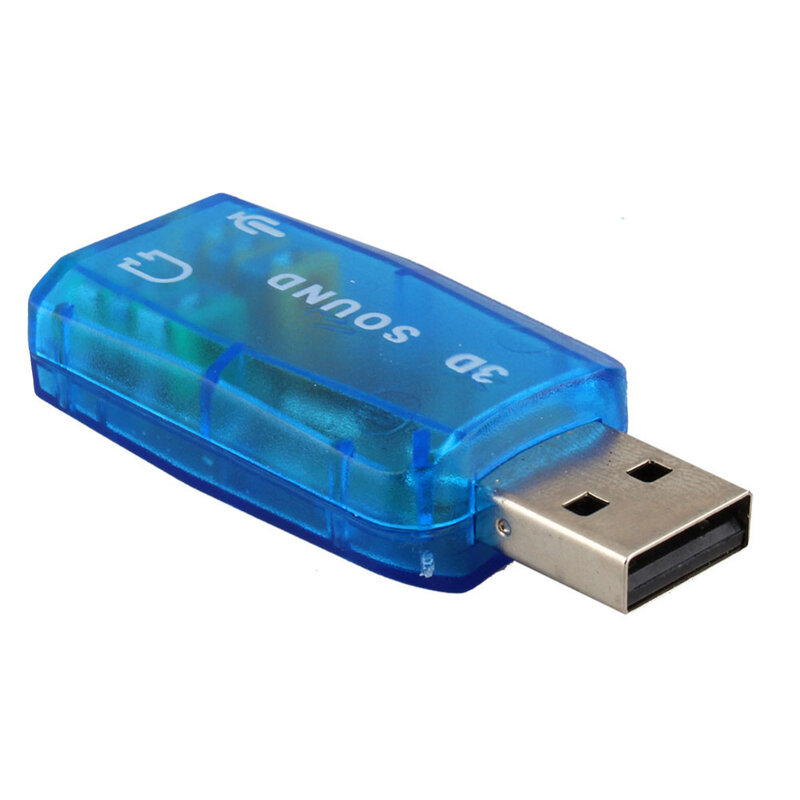Karta dźwiękowa USB USB Audio 5.1 zewnętrzne USB karta dźwiękowa USB Adapter Audio mikrofon głośnik interfejs Audio dla Laptop PC Micro danych