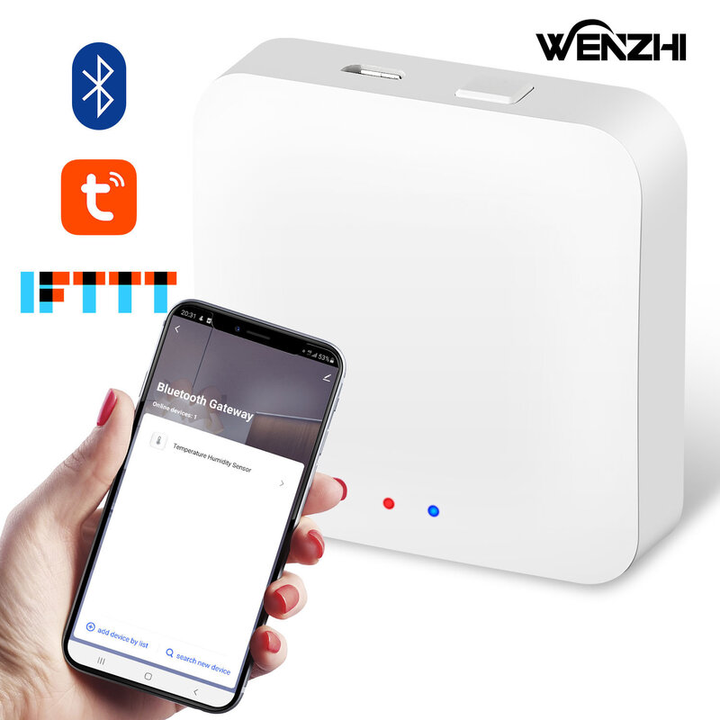 Hub wi-fi para automação residencial, com bluetooth, gateway smart life, para casa, sistema de controle inteligente, aplicativo remoto