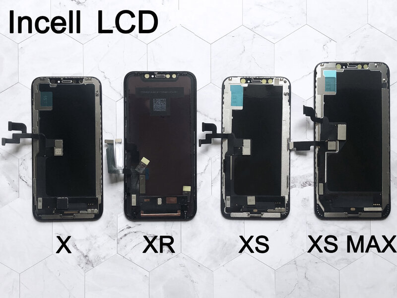 Ensemble écran tactile LCD OLED de remplacement, AAA, OEM, pour iPhone X XS Poly MAX Inell 11