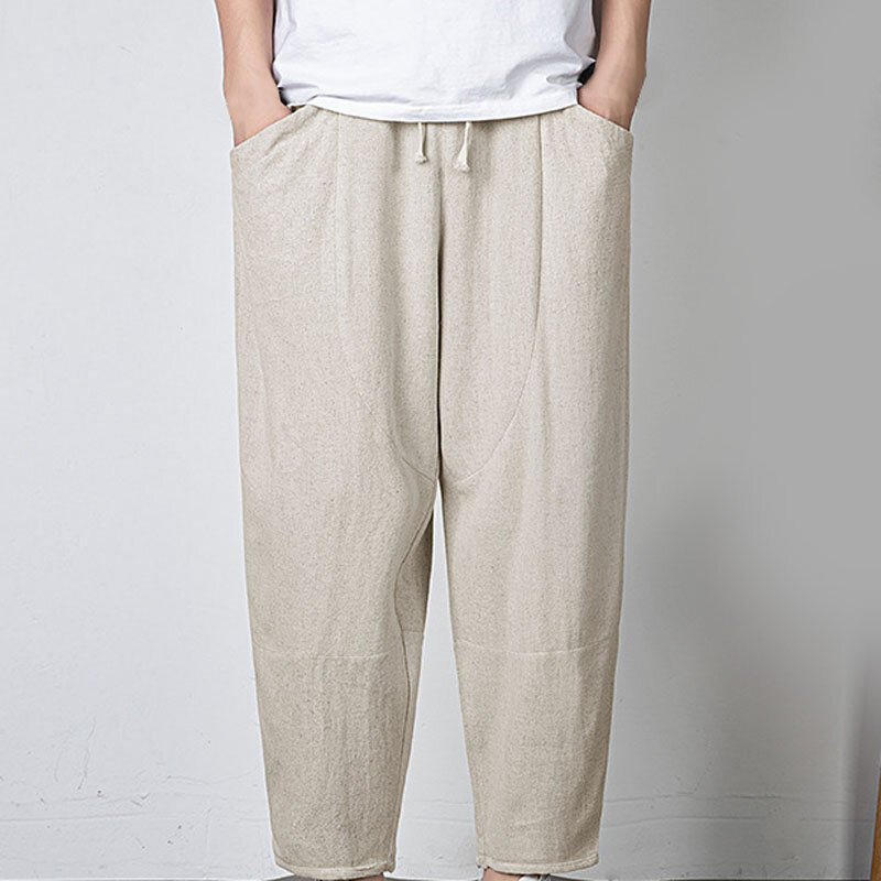 Primavera verão calças masculinas tamanho grande cintura 140cm 8xl calças casuais