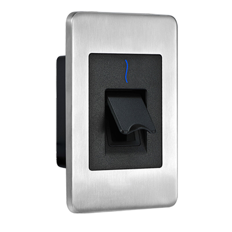 FR1500 Pembaca Sidik Jari RS485 Luar Ruangan Tahan Air dengan Flush untuk Pengontrol InBio InBioPro