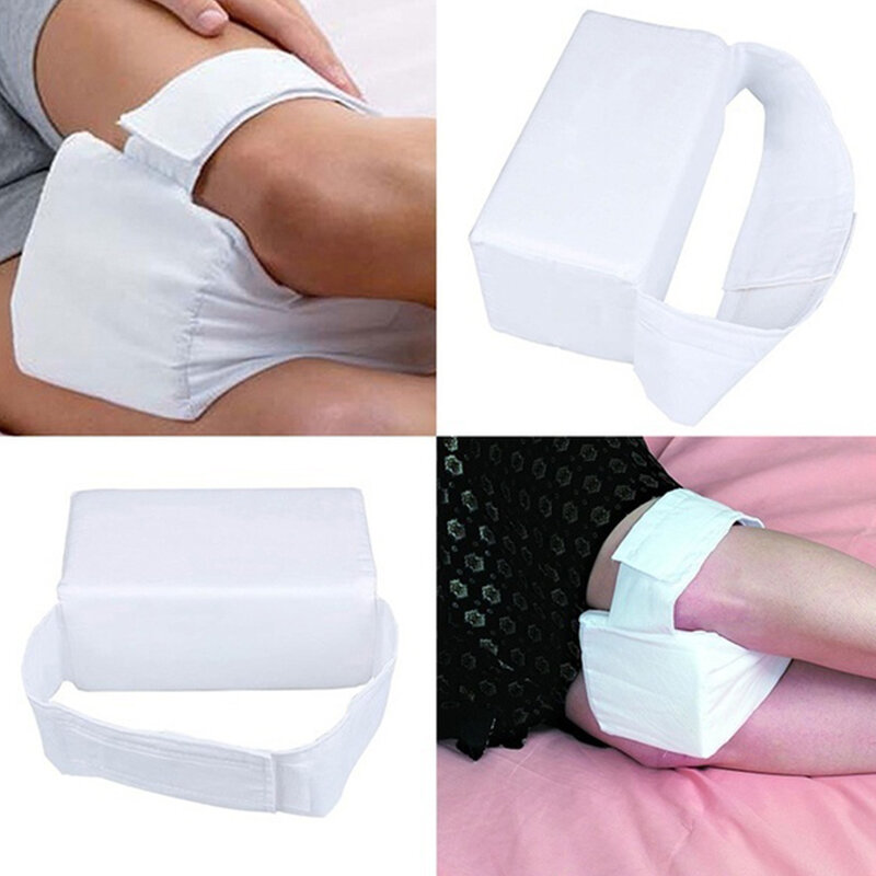 Almohada de apoyo para la rodilla, almohadón cómodo para dormir, cama separada para espalda y piernas, soporte para el dolor
