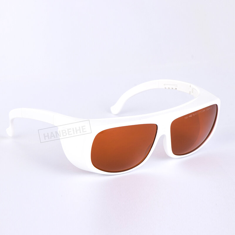 532nm and 1064nm Laser Safety Goggles for 190-550nm and 800-1100nm O.D 6 CE with Cleaning Cloth and Black Safety Bag