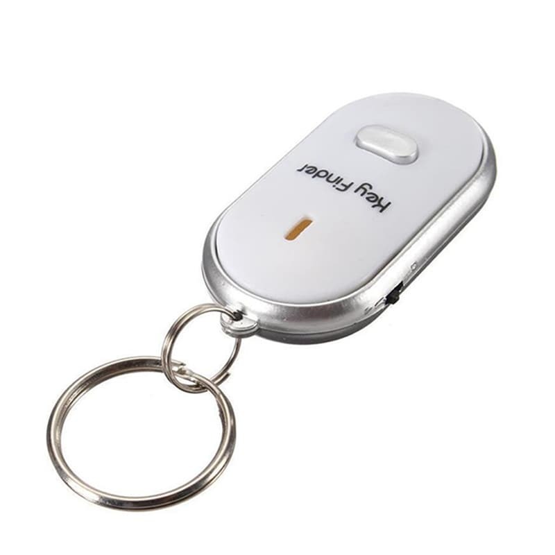 LED Key Finder Locator finden verlorene Schlüssel Kette Schlüssel bund Pfeife Sound Control Locator Schlüssel bund Zubehör dja88