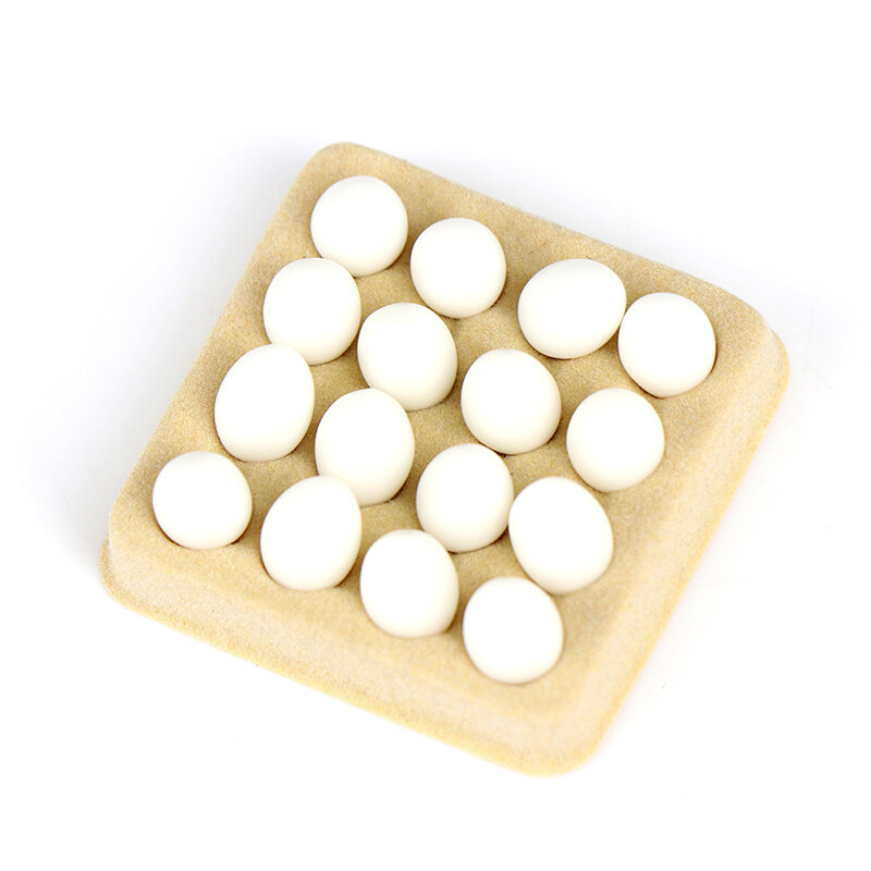 1 zestaw Dollhouse miniaturowe jaja do kuchni do jedzenia Model zabawki do odgrywania ról dorosłych imitacja wyposażenia zabawka dekoracja kuchenna