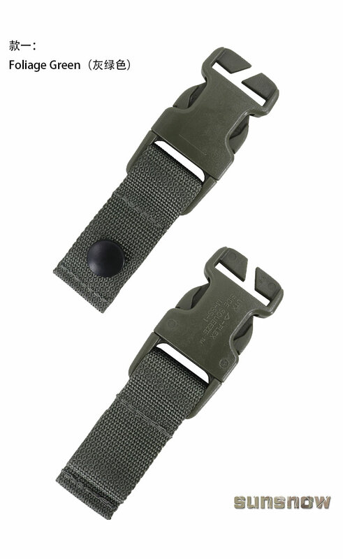 กีฬากลางแจ้งยุทธวิธี001อุปกรณ์เสริมหัวเข็มขัดด้านบนกระเป๋า3D ASAP อุปกรณ์เสริม