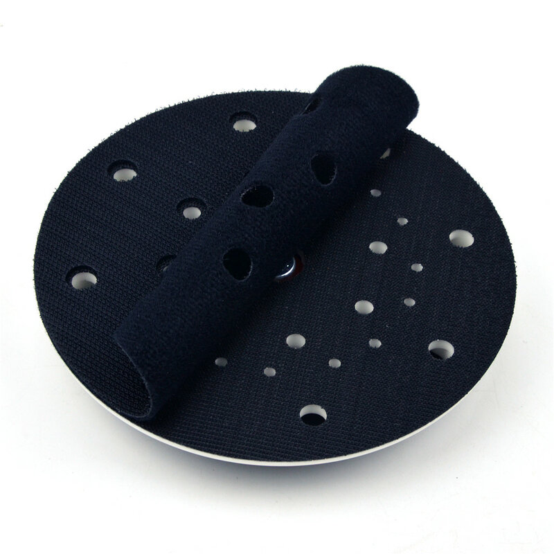 Disco de protección de superficie ultradelgado, almohadilla de interfaz para pulido y molienda, gancho y bucle, 2 piezas, 6 pulgadas, 17 agujeros, 150mm