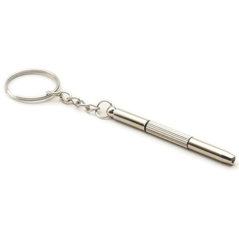 Chave de fenda multifuncional para telefone e relógio, chave de fenda pequena, mini ferramenta de óculos, portátil, 3 em 1
