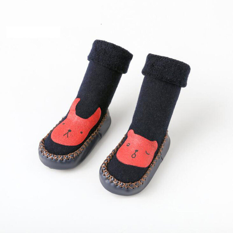 赤ちゃんの床の靴下,厚いベビーソックス,秋冬