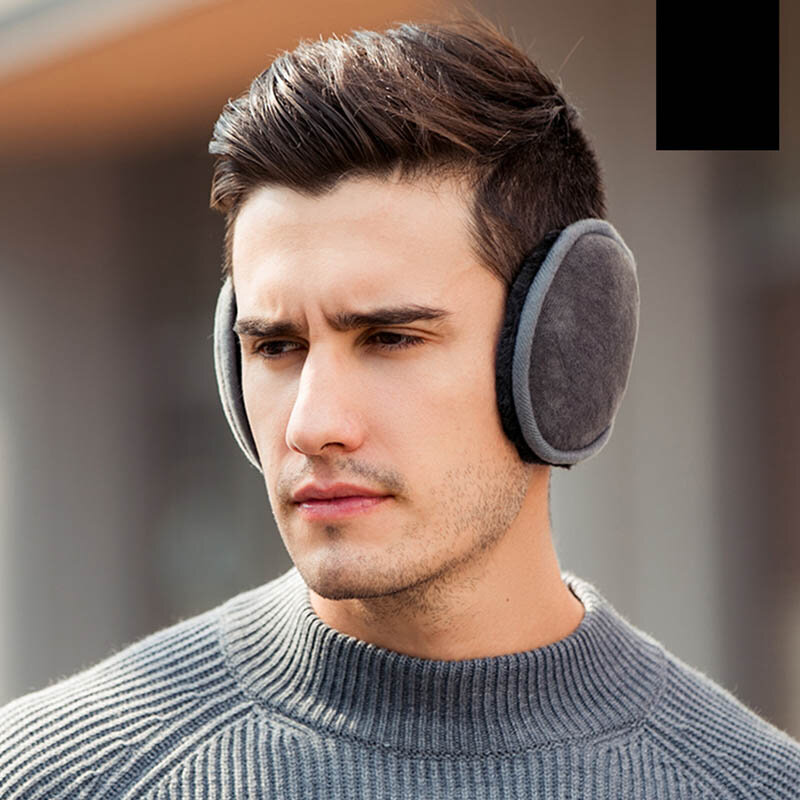 2021 Hot Fashion Unisex Solid Winter Earmuffs Soft Thicken Plush Ear Cover Protector Ear Muff Wrap Band Warmer Earflap For Men