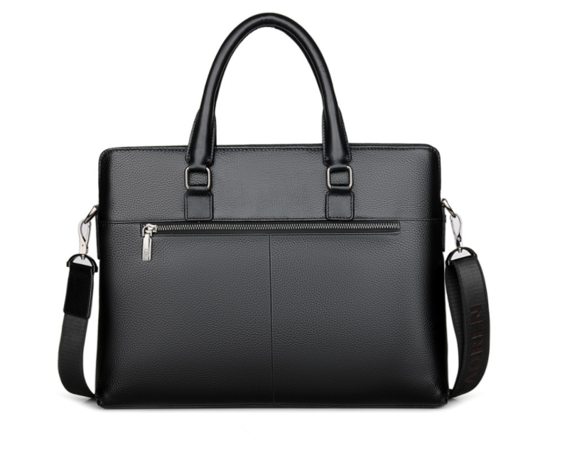 Men Head Layer Cowhide Briefcase Business Travel Bag 14 Inch Laptop Bag Male Shoulder Cross body Bag High Quality Handbag
