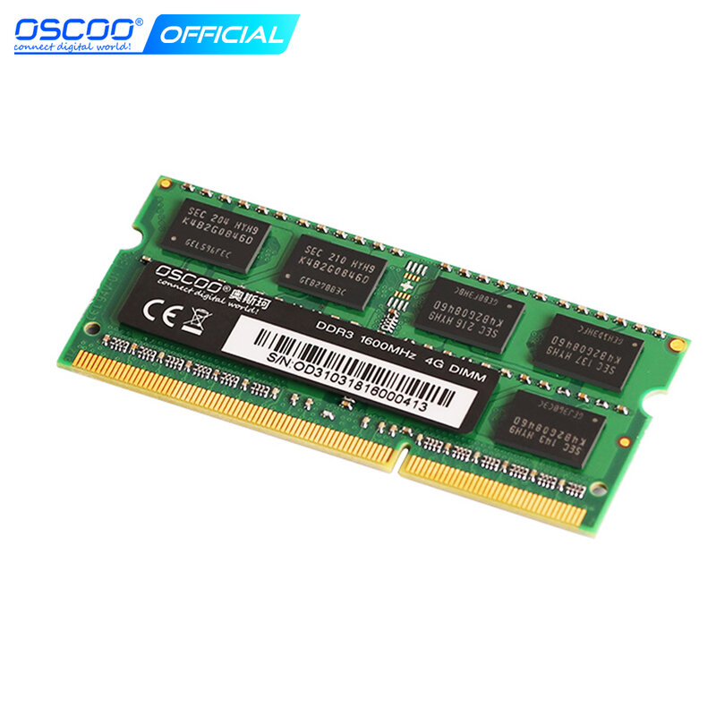 OSCOO DDR3 Ram 8GB 4GB 1600 MHz سطح المكتب كمبيوتر محمول الذاكرة UDIMM ل جهاز كمبيوتر شخصي سطح المكتب/كمبيوتر محمول