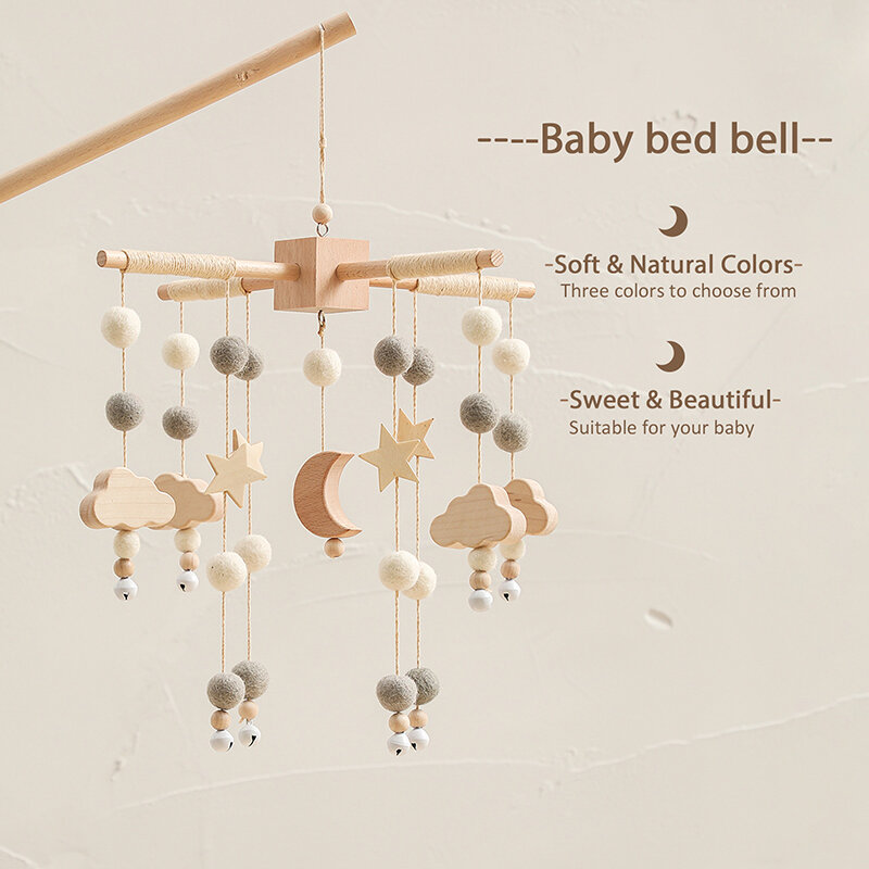 Boîte à musique mobile rotative pour cloche de lit pour bébé, porte-jouet pour nouveau-né de 0 à 12 mois, cadeaux pour bébé
