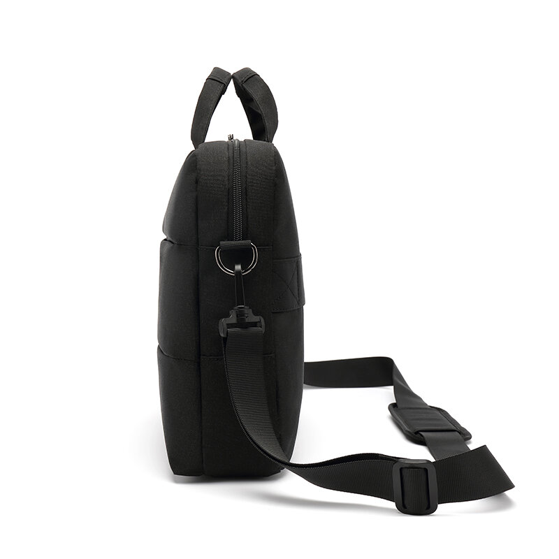 Bolsa masculina com logo personalizável, bolsa de mão feminina para laptop bolsa de tiracolo protetora de ombro para documentos