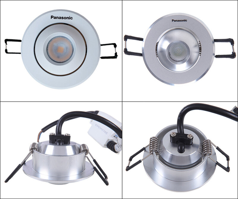 Panasonic Led Downlight 5W lámpara empotrada redonda 220V 230V 240V Led Bombilla dormitorio cocina interior LED Spot iluminación