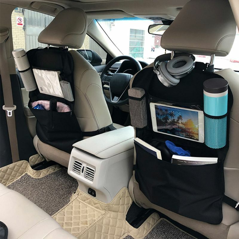 Органайзер для заднего сиденья автомобиля переднее сиденье для хранения, с карманом, сумка Авто Путешествия на спинку кресла