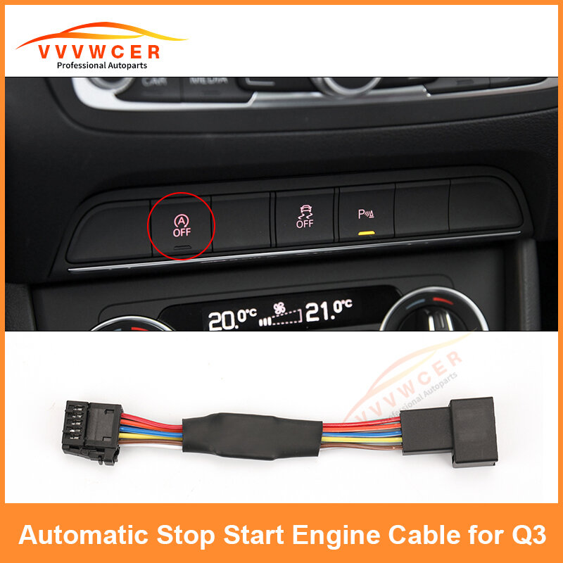 Automatyczne zatrzymanie Start układ silnika Off sterowanie urządzeniem wtyczka czujnika dla AUDI A4 B8/ audi A3 8P/Audi A4 B6/Audi Q5 akcesoria samochodowe