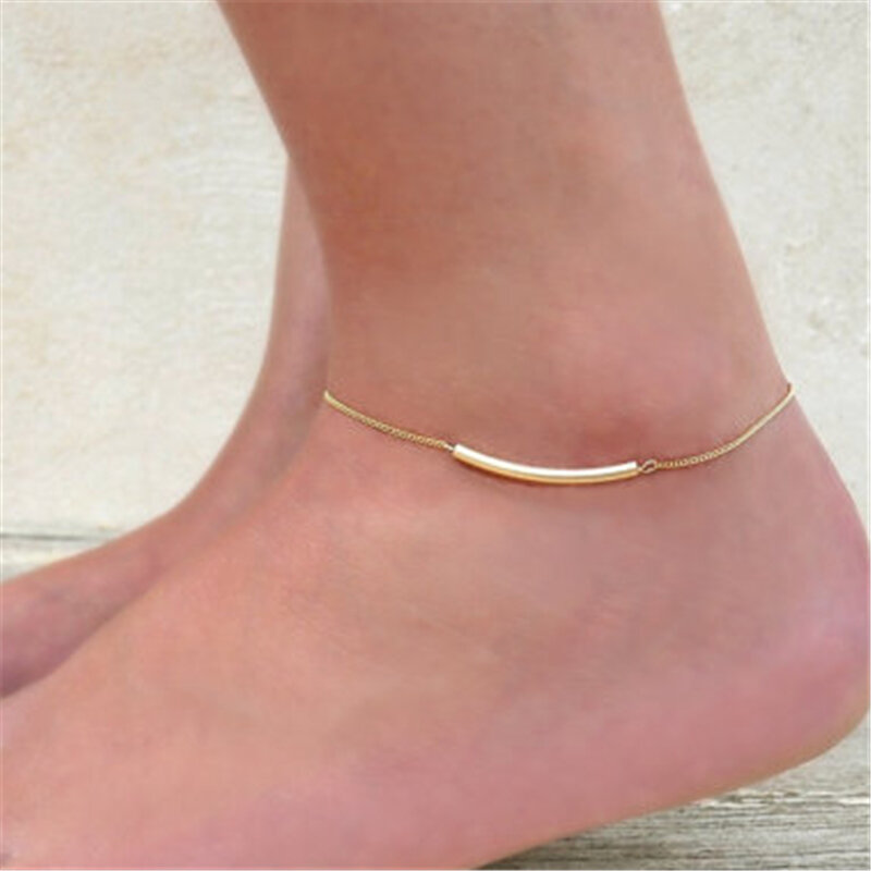 ฤดูร้อนหลายรุ่น Boho Star สร้อยข้อเท้าแฟชั่นหลายห่วงโซ่2021 Leaf ข้อเท้าสร้อยข้อมือผู้หญิงชายหาดอุปกรณ์เสริมใหม่