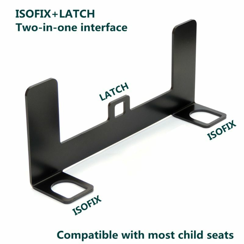 Sabuk Pengaman Mobil Universal Mount Latch Bracket Kit Dudukan Penahan Kursi Anak untuk Konektor ISOFIX