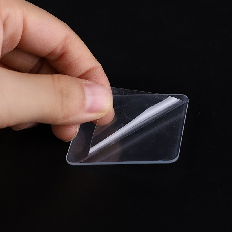 X7YF Double Sided Tape Reusable Waterproof Adhesive Fixed Home Supplies Wall Mounting Sticky Gel Pad for Home Office Use
