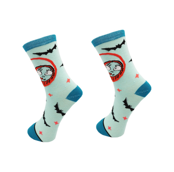 Albträume vor Weihnachten Jack Skeleton Socken Cosplay Baumwolle Medium Tube Socken Erwachsenen Seiden strümpfe